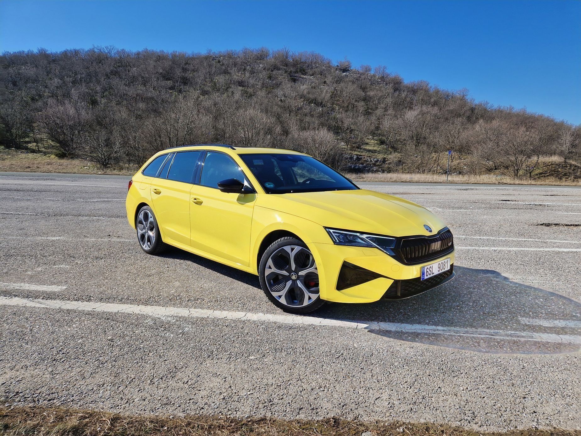 Škoda Octavia RS jízdy Chorvatsko