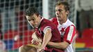 Derby Slavia - Sparta: Milan Bortel (3) - David Lafata (21)