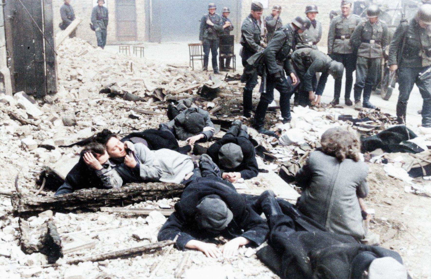 Varšavské ghetto, Varšava, Holocaust, Nacismus, Válka, Židé, Polsko