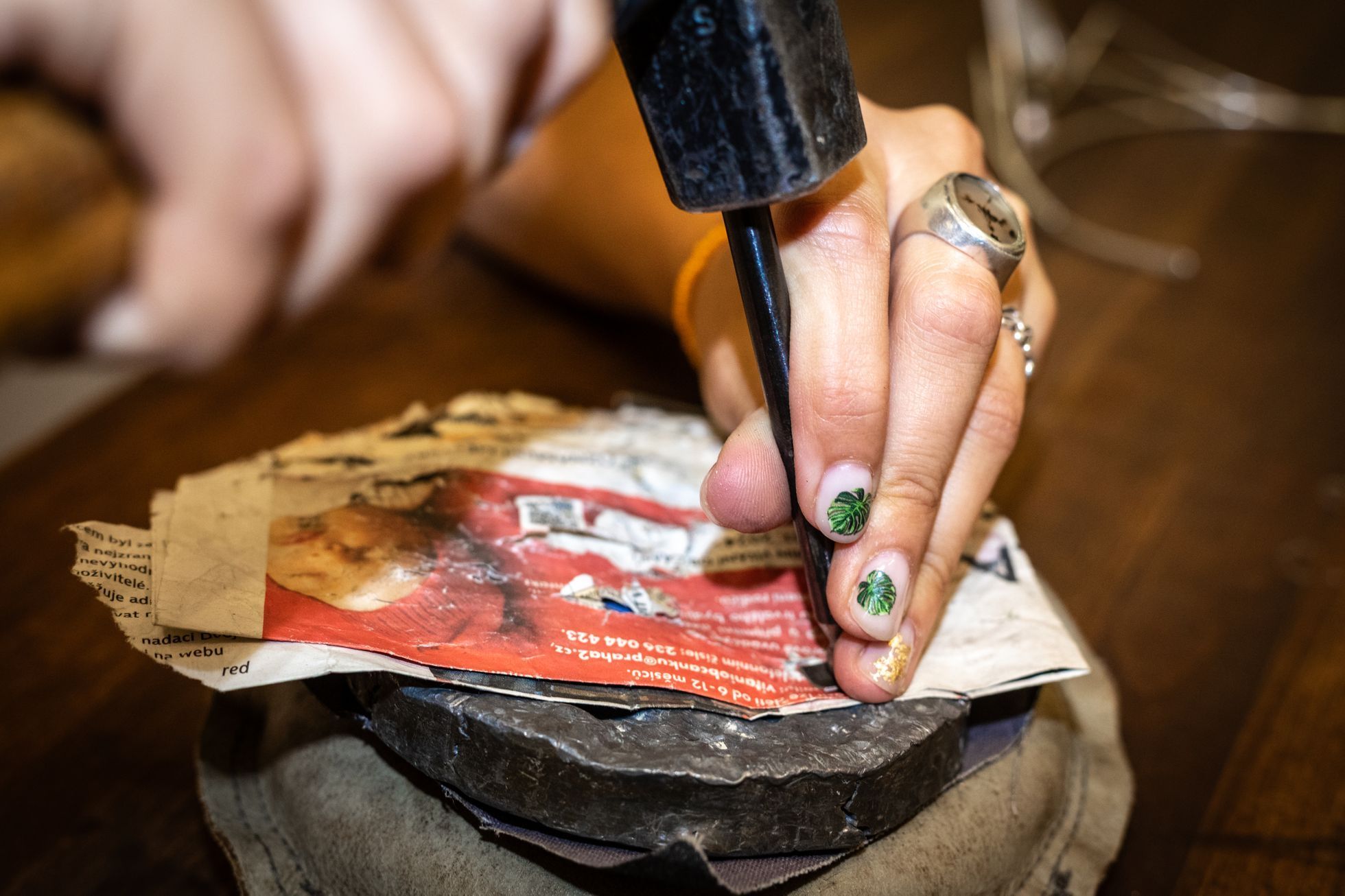 Houtová, šperky, šperkařka, dílna