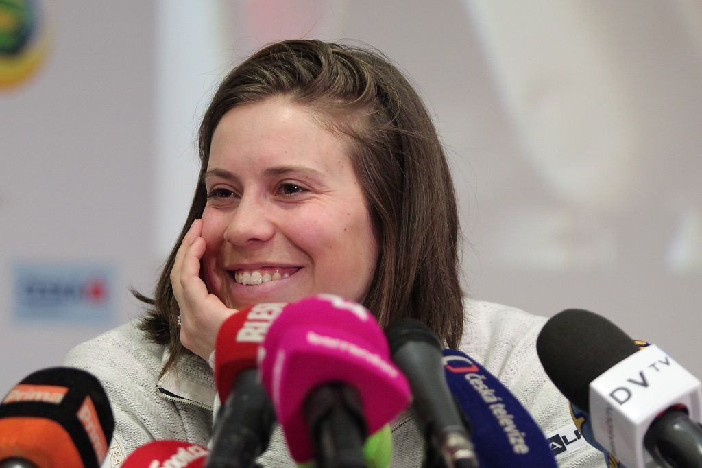 Eva Samková po návratu z olympijských her v Pchjongčchangu