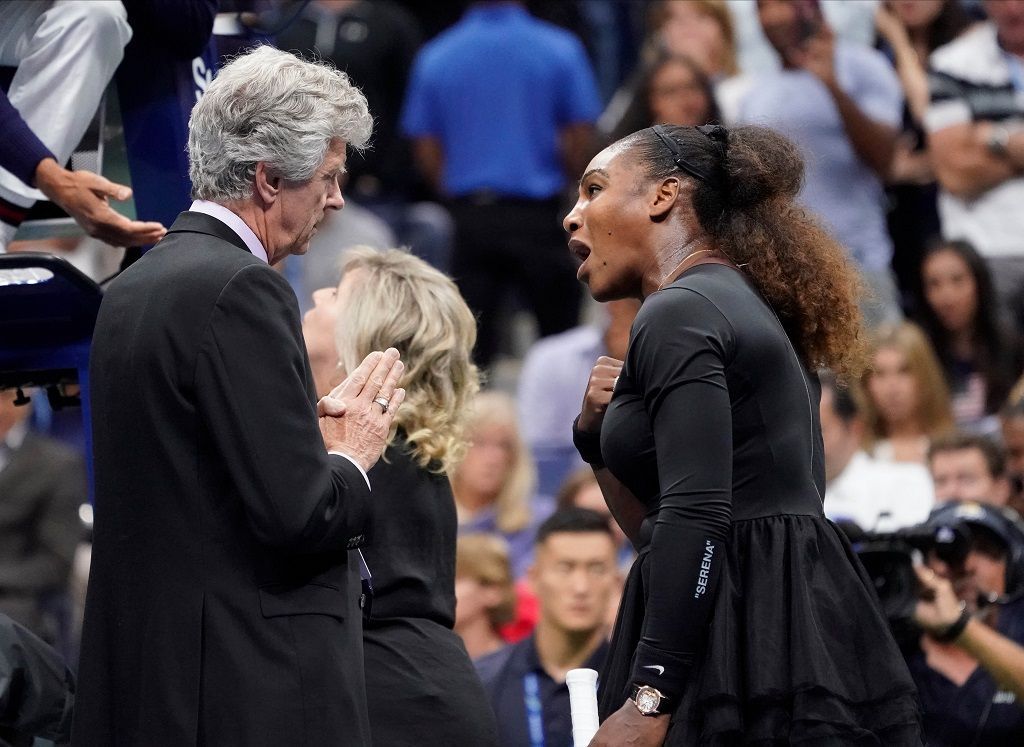Serena Williamsová ve finále US Open 2018