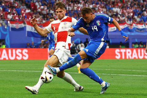 Chorvatsko - Itálie 1:1. Italové srovnali v osmé minutě nastaveného času