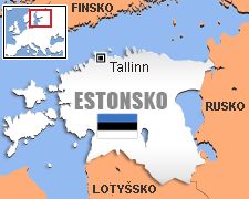 Mapa - Estonsko