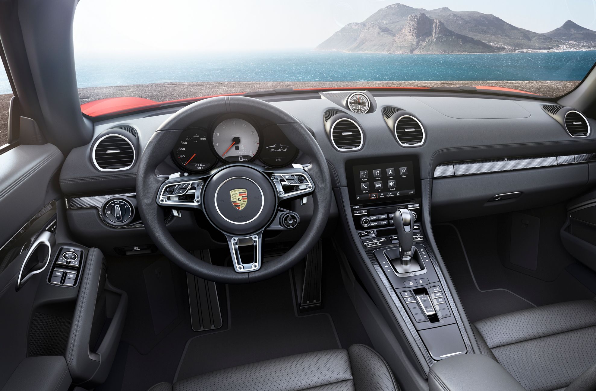 Porsche 718 - interiér