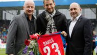 Vřelé přivítání čekalo na Marka Bakoše, který v Plzni strávil několik sezon. Teď ale přijel jako hráč Slovanu.
