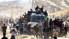 Palestina, Gaza, hlad, pomoc, letadlo, Jordánsko, Israel