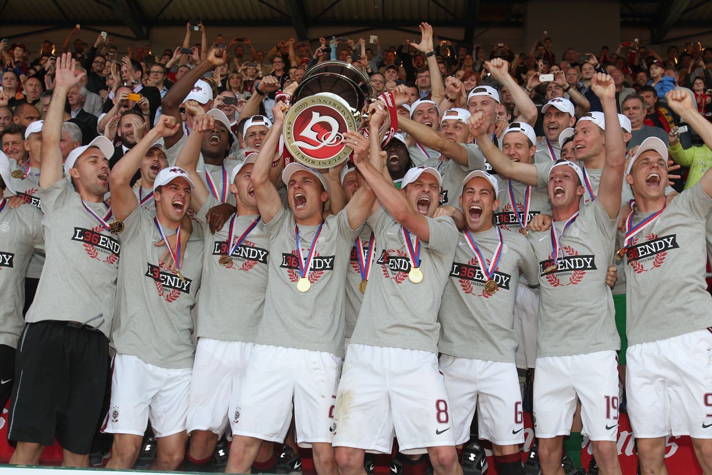 Sparta - oslavy titulu 2013/14