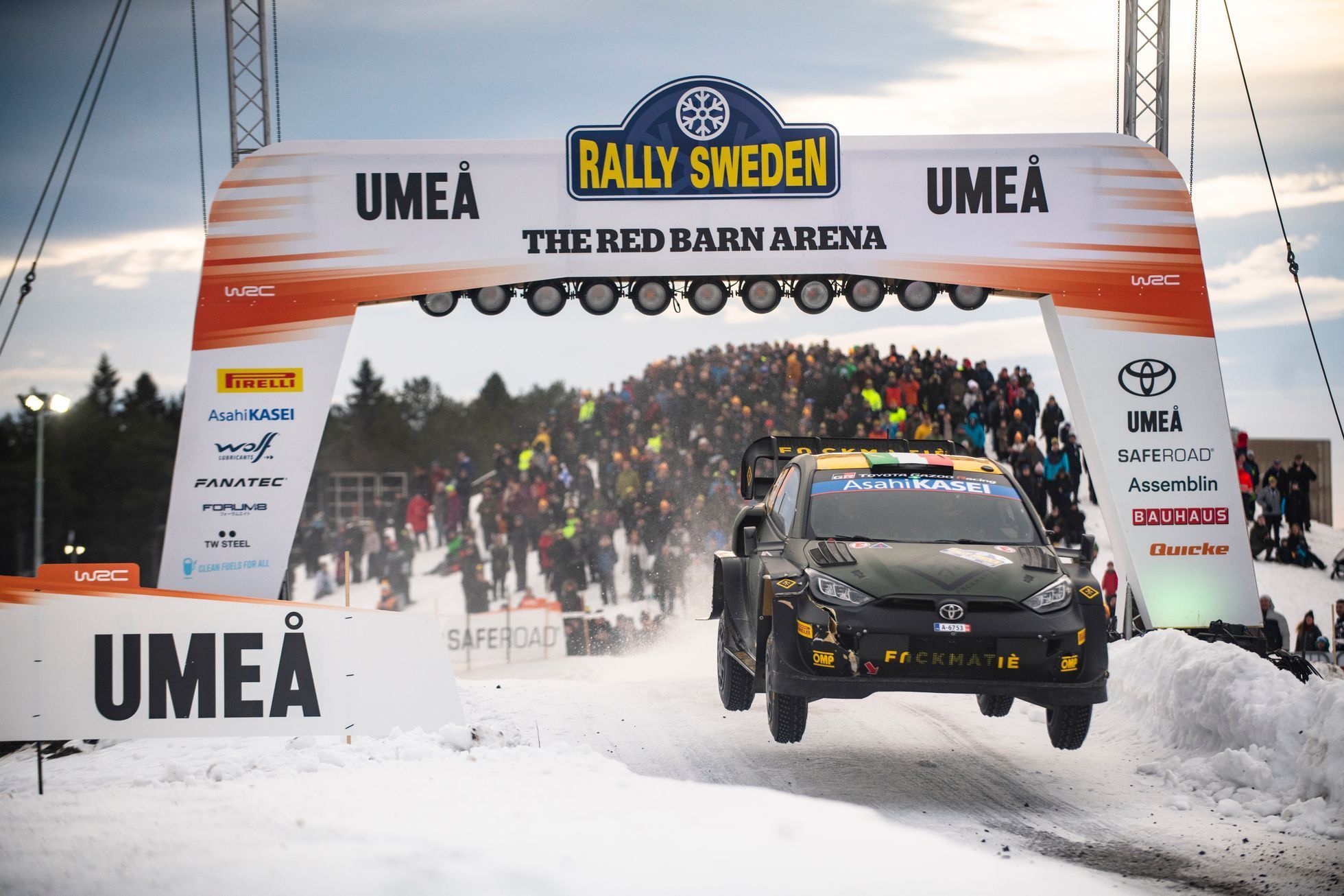 Lorenzo Bertelli, Toyota na trati Švédské rallye 2023