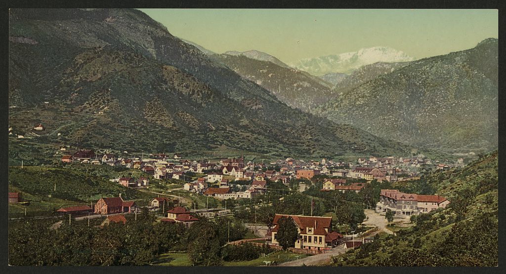 Historické fotky, fotochrom. Colorado krátce po odeznění zlaté horečky 1890-1905.