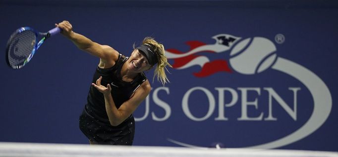 US Open 2017 - 1. den (Šarapovová)