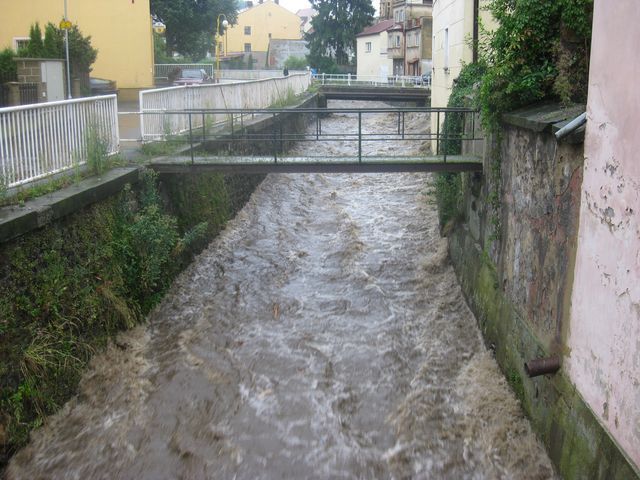 Povodně srpen 2010 - Česká Kamenice