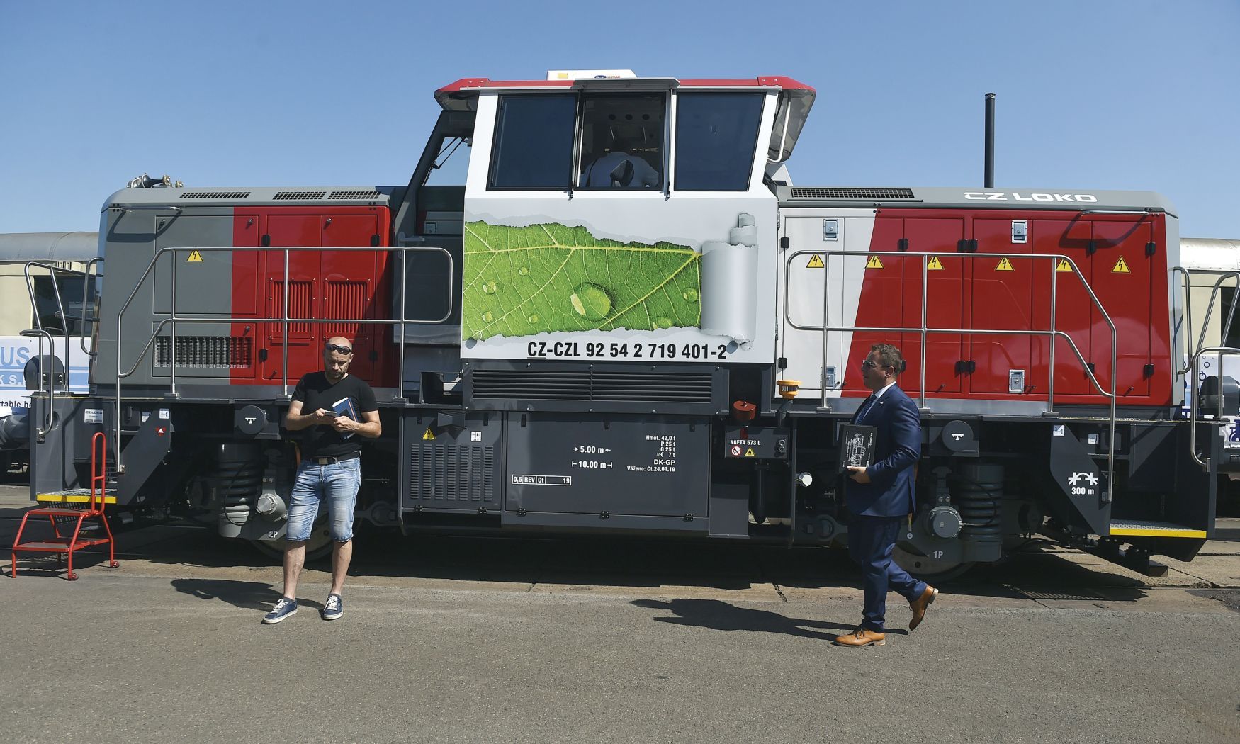 Czech Raildays 2019, mezinárodní veletrh drážní techniky, lokomotiva HybridShunter 400 od CZ LOKO