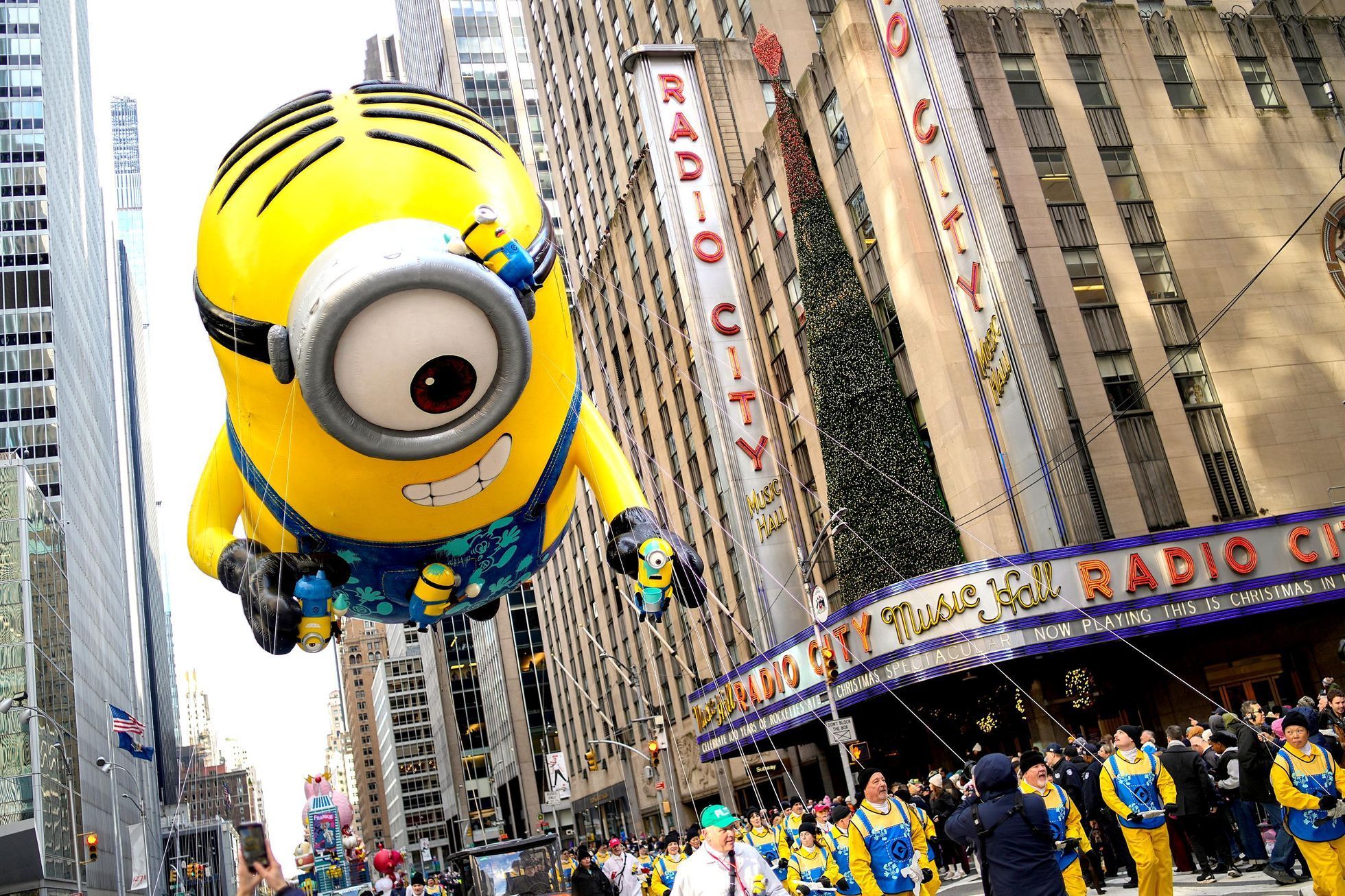 USA, New York, přehlídka, Den díkuvzdání. Macy´s