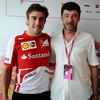 Formule 1, GP Itálie 2013: Fenando Alonso a Gianni Bugno