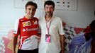 Formule 1, GP Itálie 2013: Fenando Alonso a Gianni Bugno