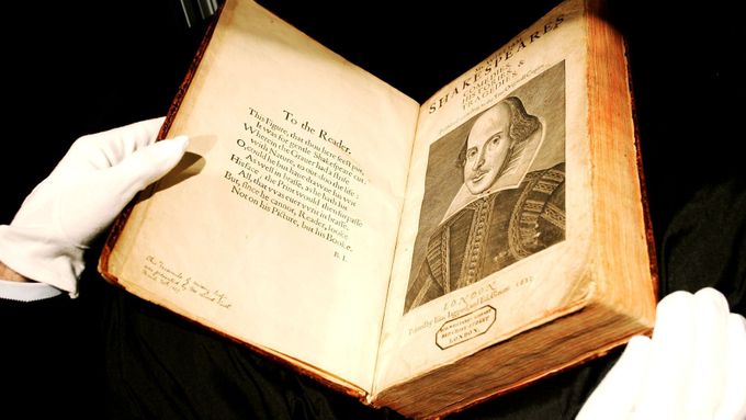 First Folio edition of Shakespeare's plays