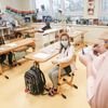 Testování na koronavir covid-19 na školách, škola, žáci, školství, učitelé, antigenní test, výuka