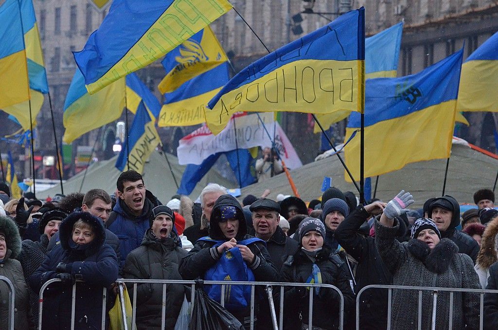 Demonstrace v Kyjevě