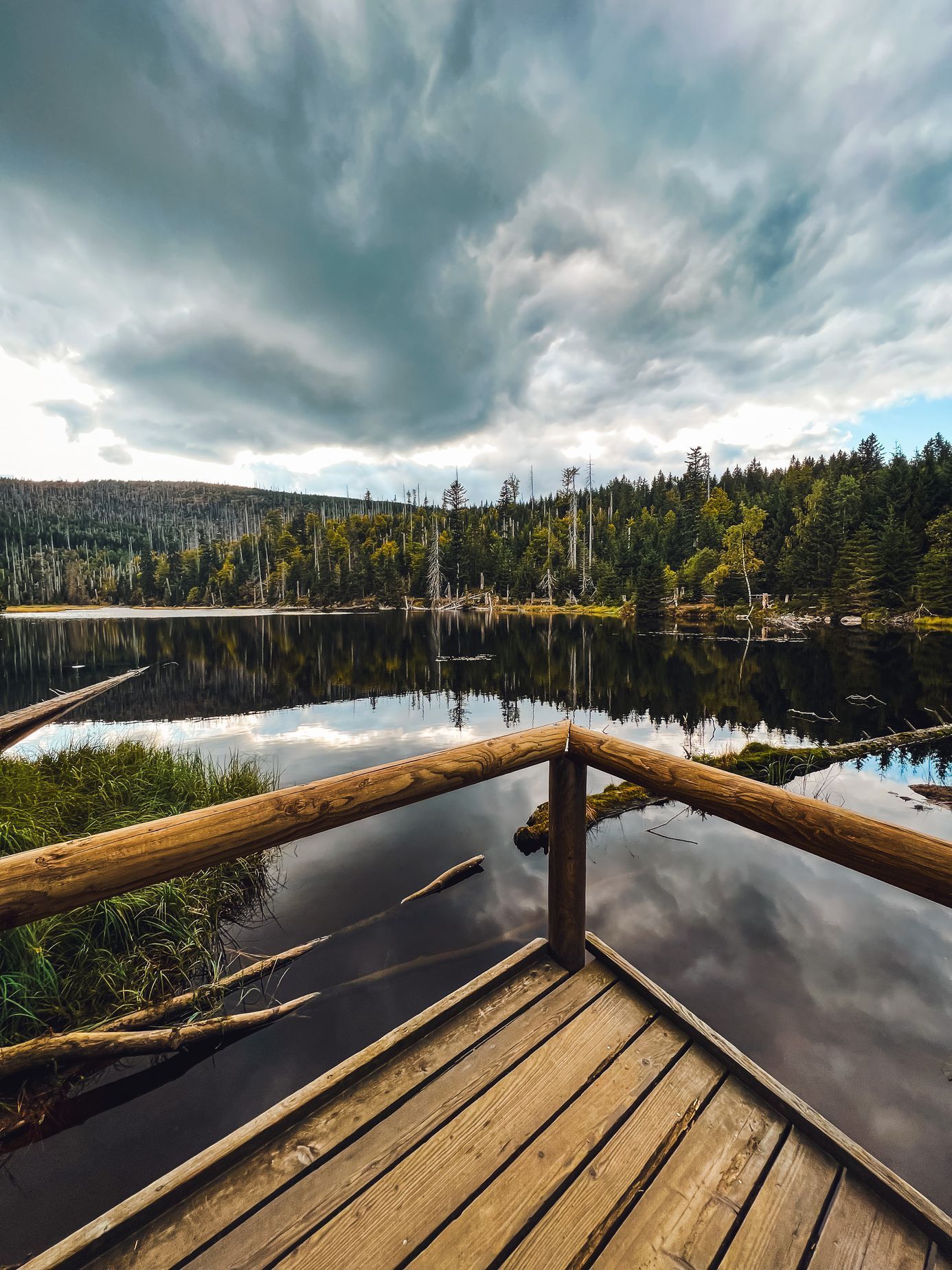 Hanka šla část Stezky Českem s malým synem v kočárku