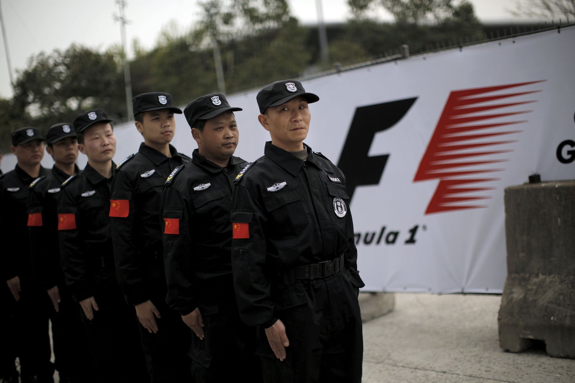 F1, VC Číny 2015: ochranka