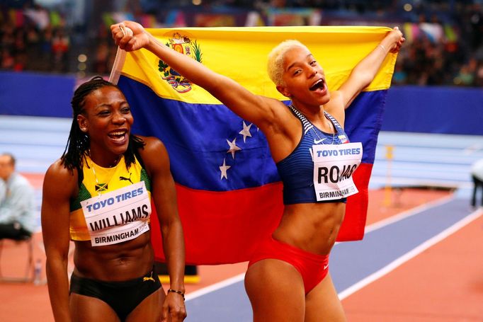 Venezuelanka Yulimar Rojasová, vítězka trojskoku