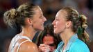 Karolína Plíšková a Petra Kvitová ve finále turnaje v Sydney 2015