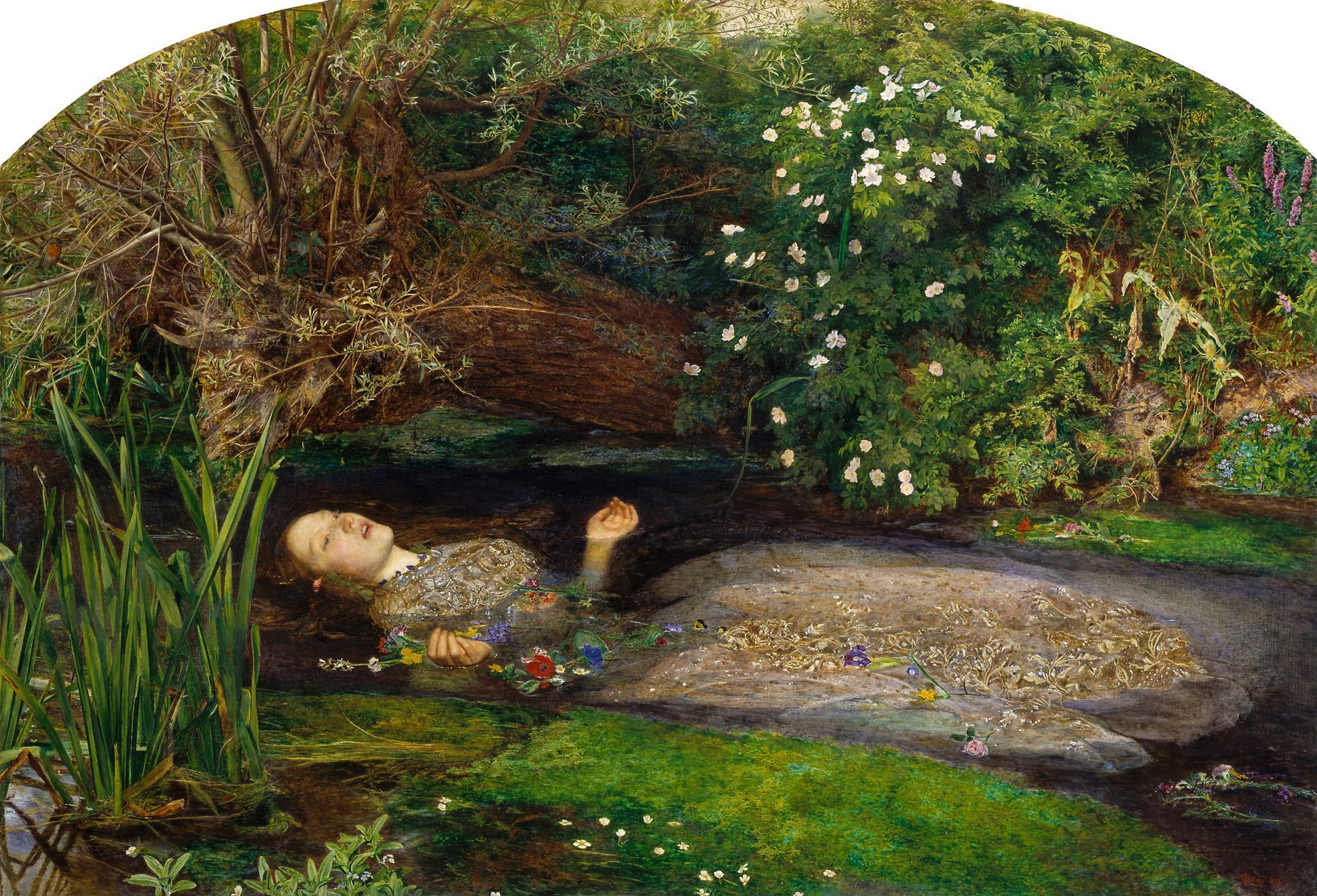 John Everett Millais: Ofélie