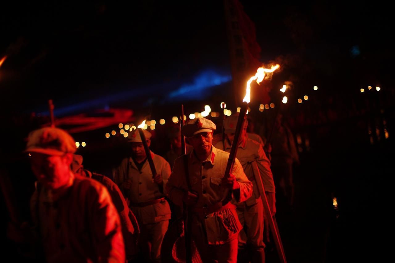 Foto: Tak se školí komunisté v Číně