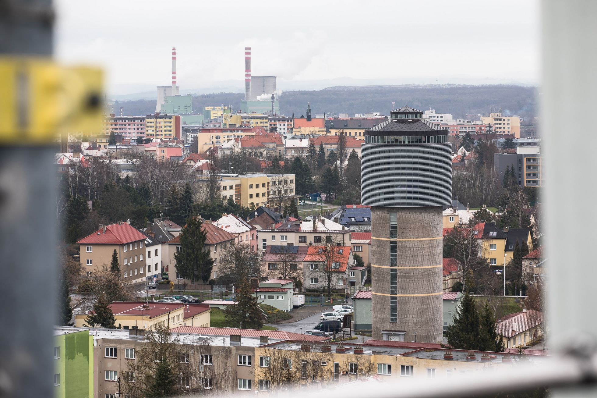 Vodojem Kladno - architektura, vodovod, voda