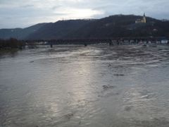 Protipovodňová hráz v Ústí nad Labem
