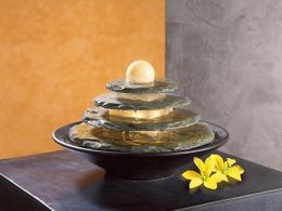 Kamenná fontána Thao, Tao. Břidlicový materiál s prosvícenými boky. Cena: 3190 Kč