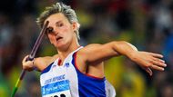 Barbora Špotáková na olympijských hrách v Pekingu 2008, kde vybojovala zlato v hodu oštěpem a navázala na olympijské vítězství legendární oštěpařky Dany Zátopkové z Helsinek 1952. Fotoreportér Roman Vondrouš dostal možnost fotit na ploše stadionu jen jeden z jejích pokusů. V takových podmínkách člověk nesmí udělat sebemenší chybu.