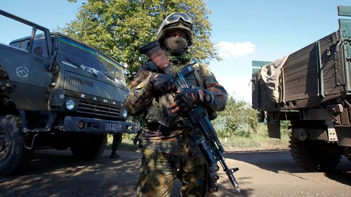 Ukrajinská armáda pokračuje luhanskou krajinou.