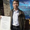Vietnamci protestují před svou ambasádou v Praze