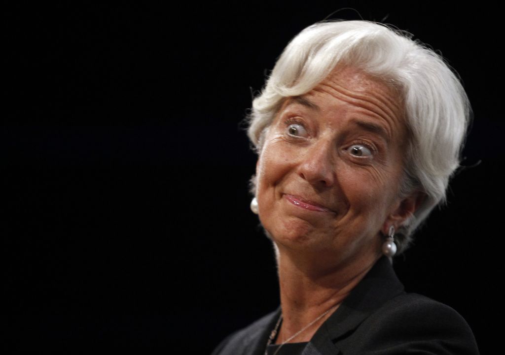 bankéři lagardeová MMF