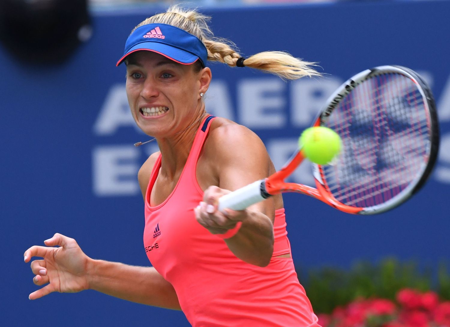 Angelique Kerberová ve finále US Open 2016 s Karolínou Plíškovou