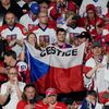 Čeští fanoušci na zápase Česko - Kanada na MS 2023