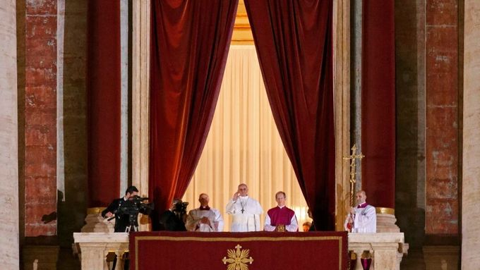 Papež František těsně po svém zvolení
