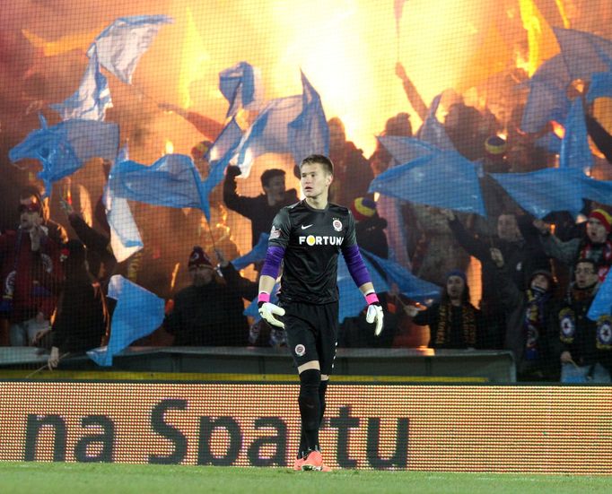 Fotbal, Sparta - Plzeň: Tomáš Vaclík