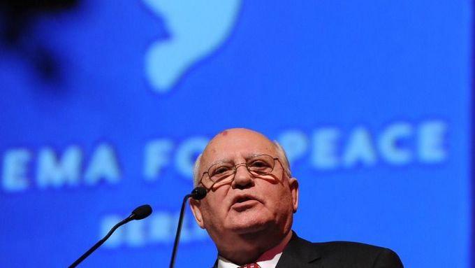 Michail Gorbačov na nedávném filmovém festivalu v Berlíně