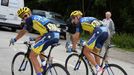 Tour de France 2013 - Alpe d´Huez: Roman Kreuziger a Alberto Contador