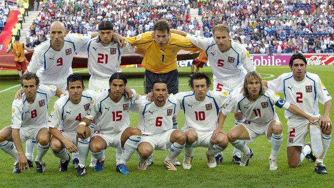 Čeští fotbalisté před semifinále Eura 2004 proti Řecku