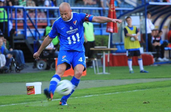 Baník - Slavia, momentky z utkání 29. kola Gambrinus ligy, v němž ostravský klub téměř jistě získal definitivu, pokud jde o záchranu v první lize.