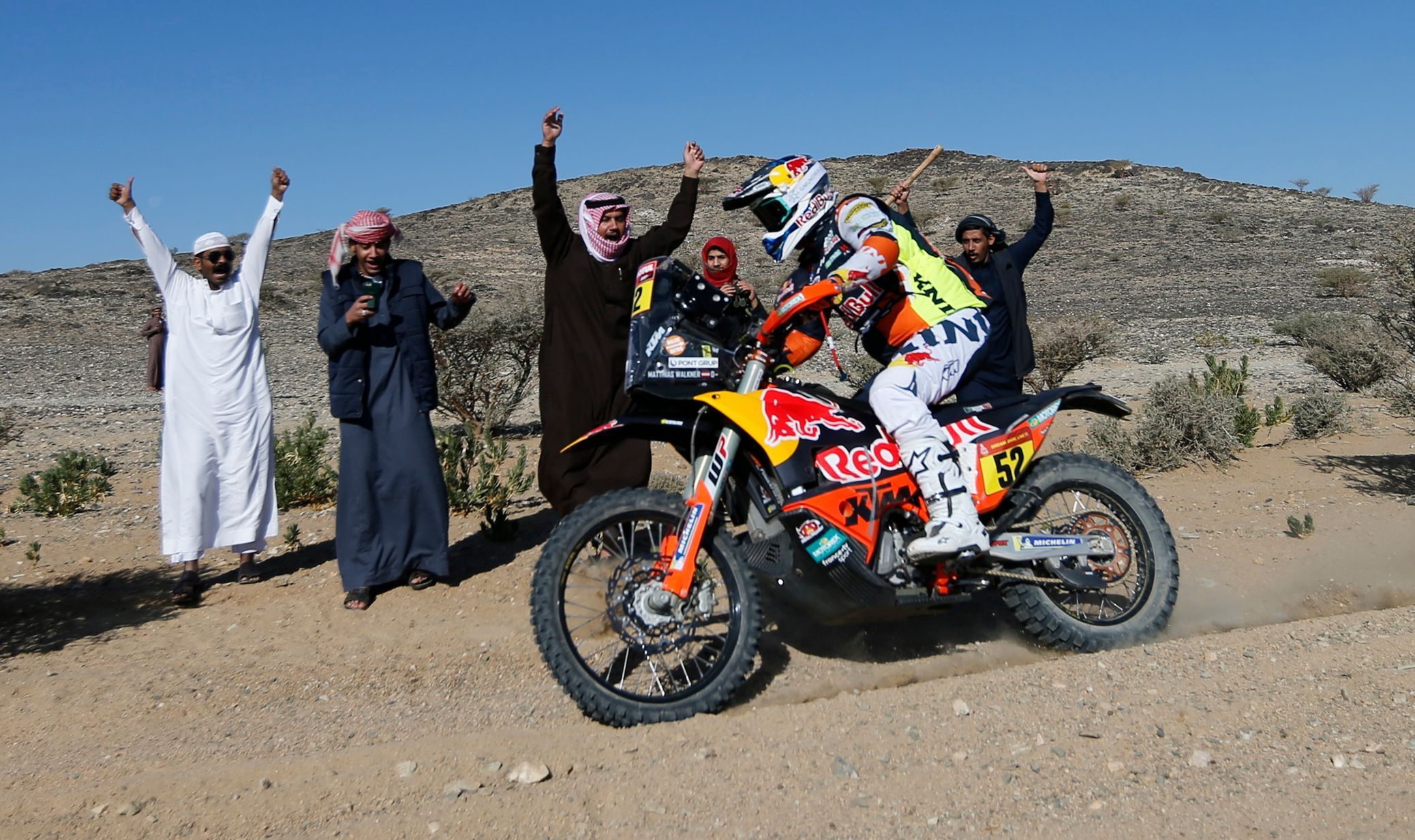 Matthias Walkner (KTM) v 1. etapě Rallye Dakar 2021