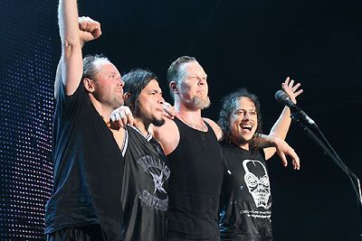 Metallica po koncertě