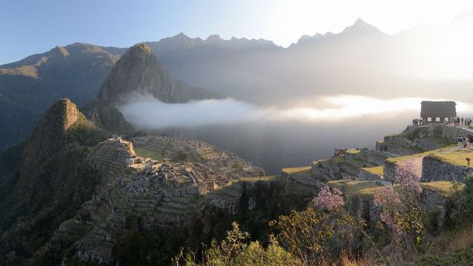 Machu Picchu po ránu.