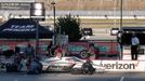 Will Power v závodě IndyCar na Texas Motor Speedway