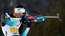 Martin Fourcade ve smíšené štafetě na MS 2020 v Anterselvě