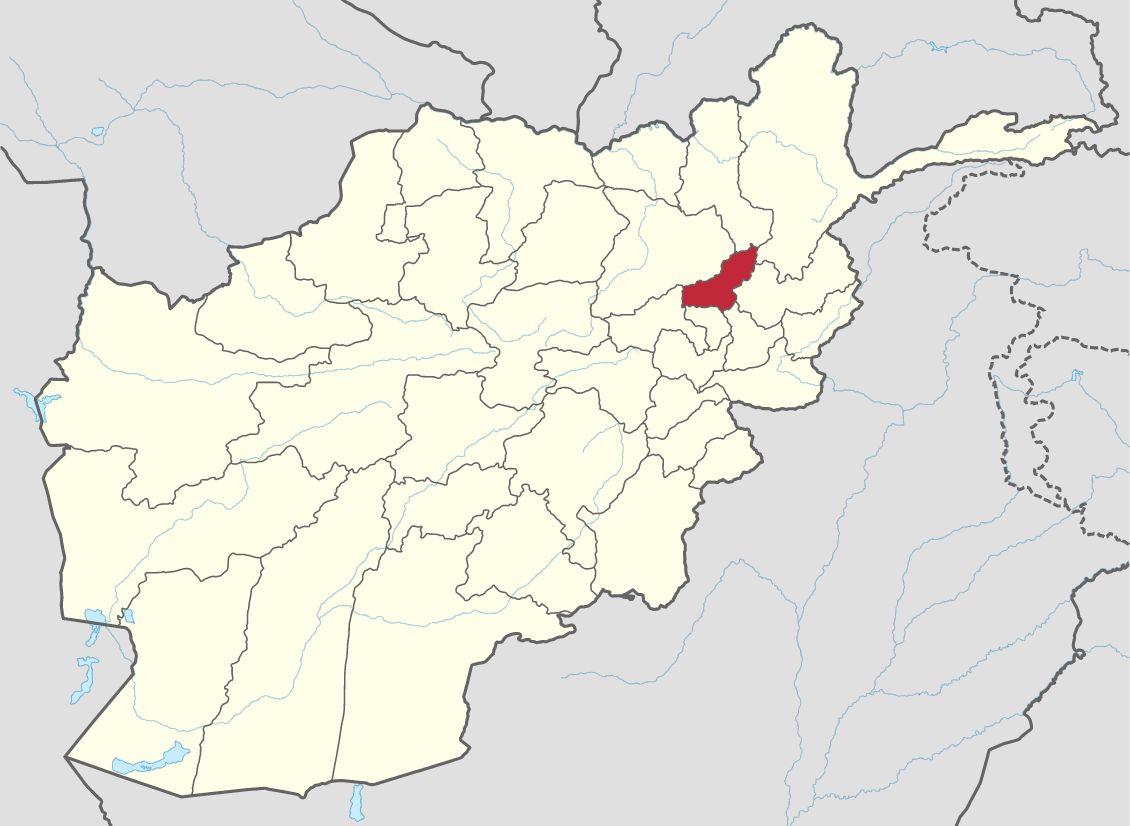 Pandžšír na mapě Afghánistánu